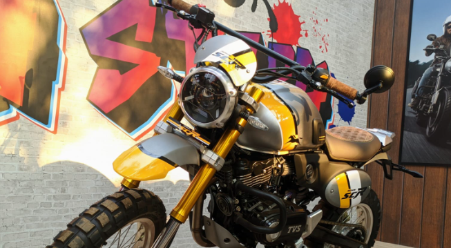 TVS Files Patent for Ronin SCR  Sparks Speculation on Launch Date