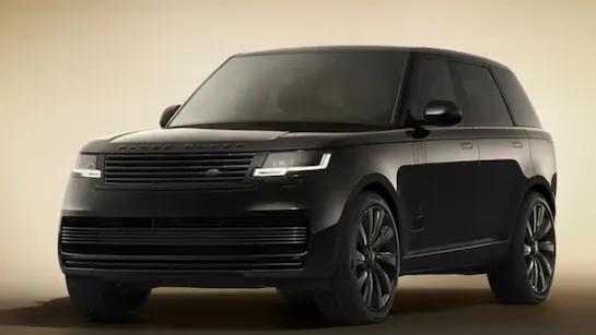 Range Rover SV Black Edition Unveiled Sleek Luxury SUV Coming to India