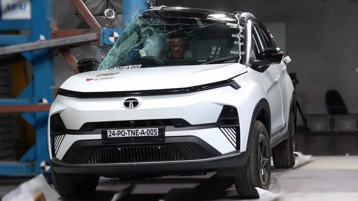 Tata Nexon EV 45 kWh Scores 5-Star Safety Rating in Bharat NCAP Tests